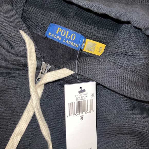 Polo by Ralph Lauren Black Zip-Up Hoodie - Picture 3 of 5